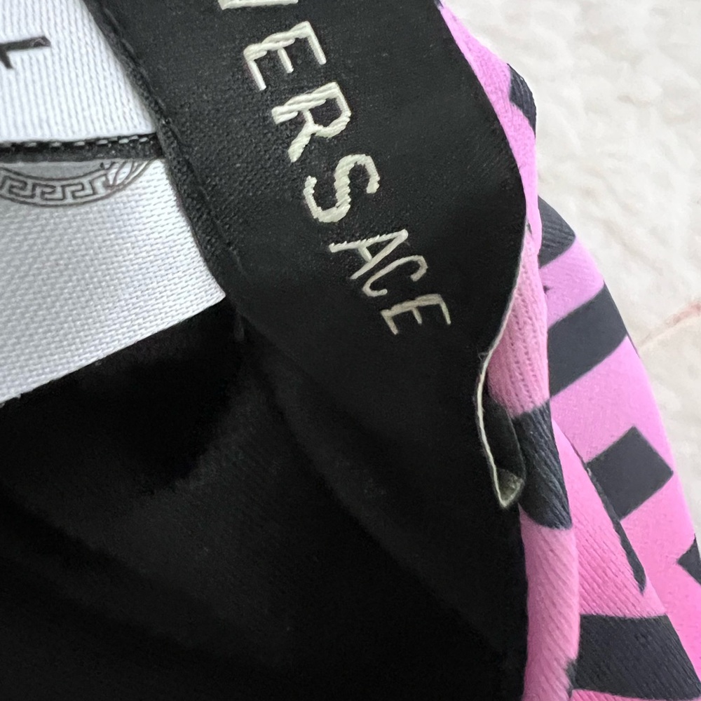 Versace Multicolor Geometric Pattern Swimsuit Sz L - image 8